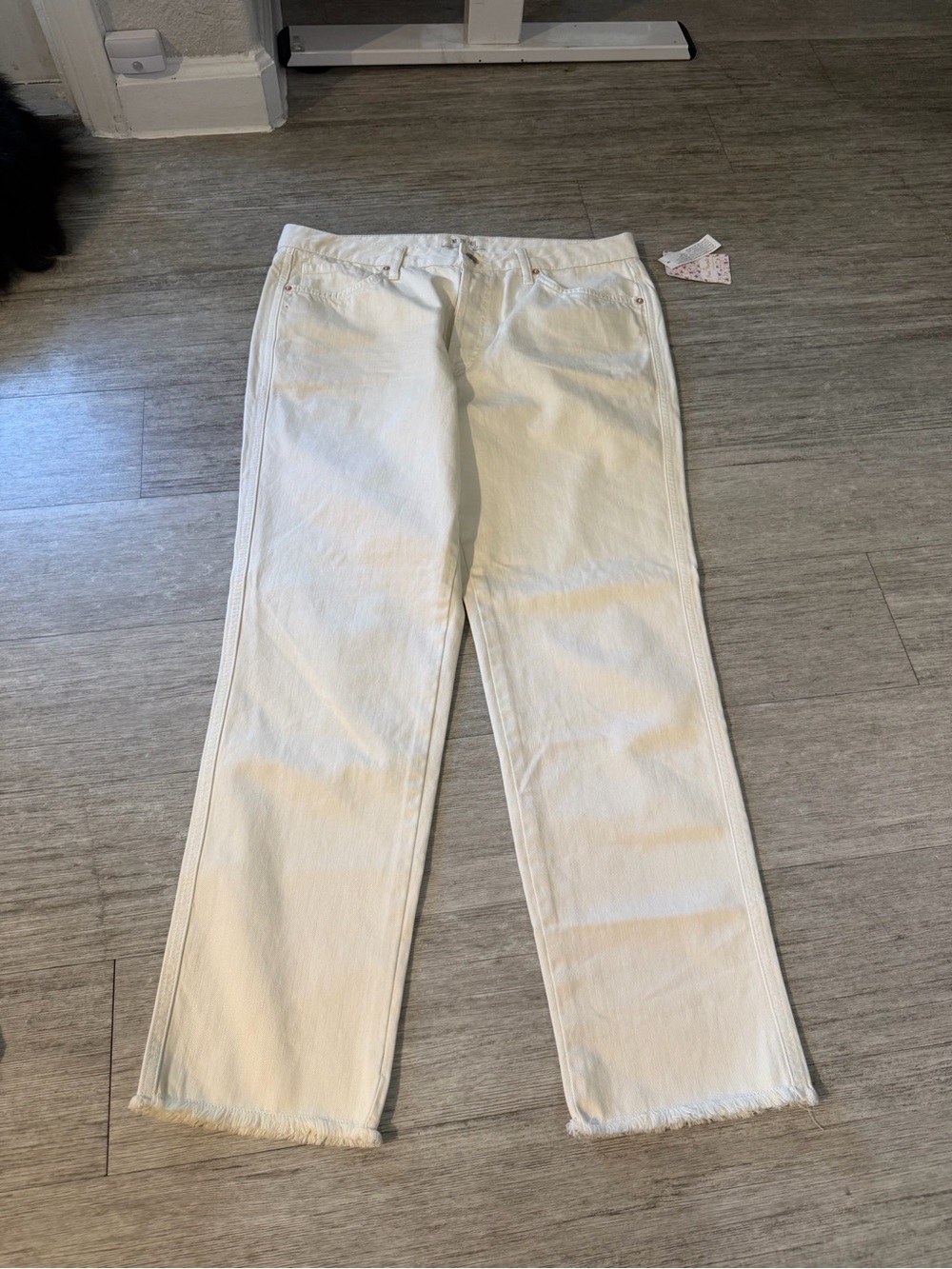 We the free white denim jeans NWT